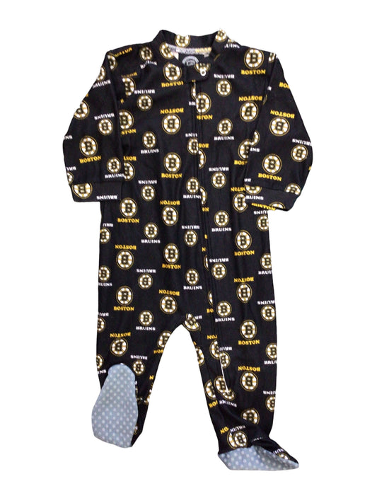 12M Black Boston Bruins Pajamas