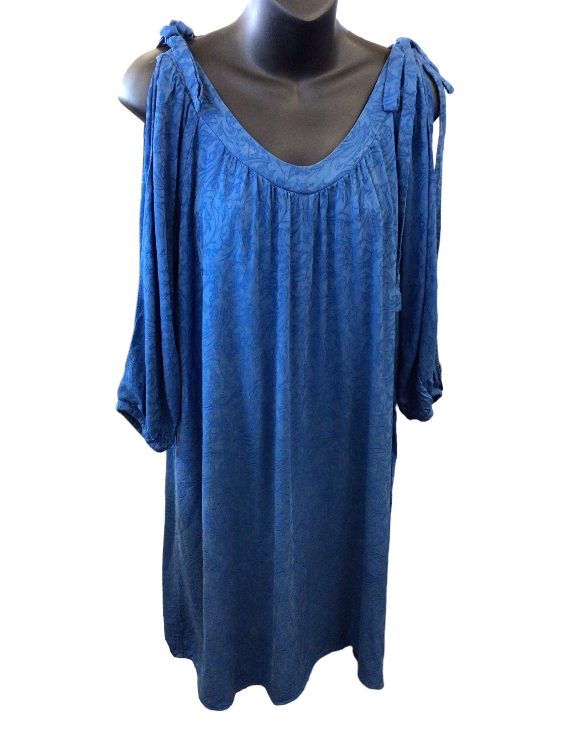 anthro blue dress Anthro dress (5)