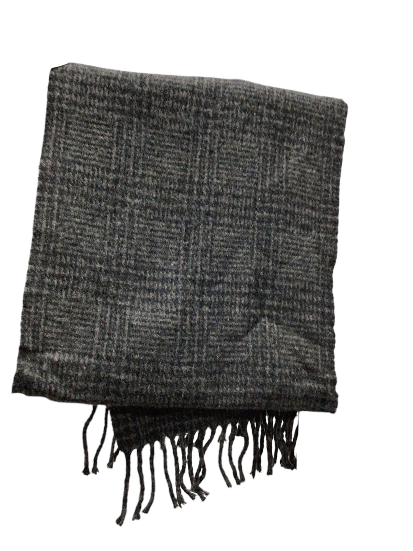 Christian Dior Gray Lambs Wool Scarf