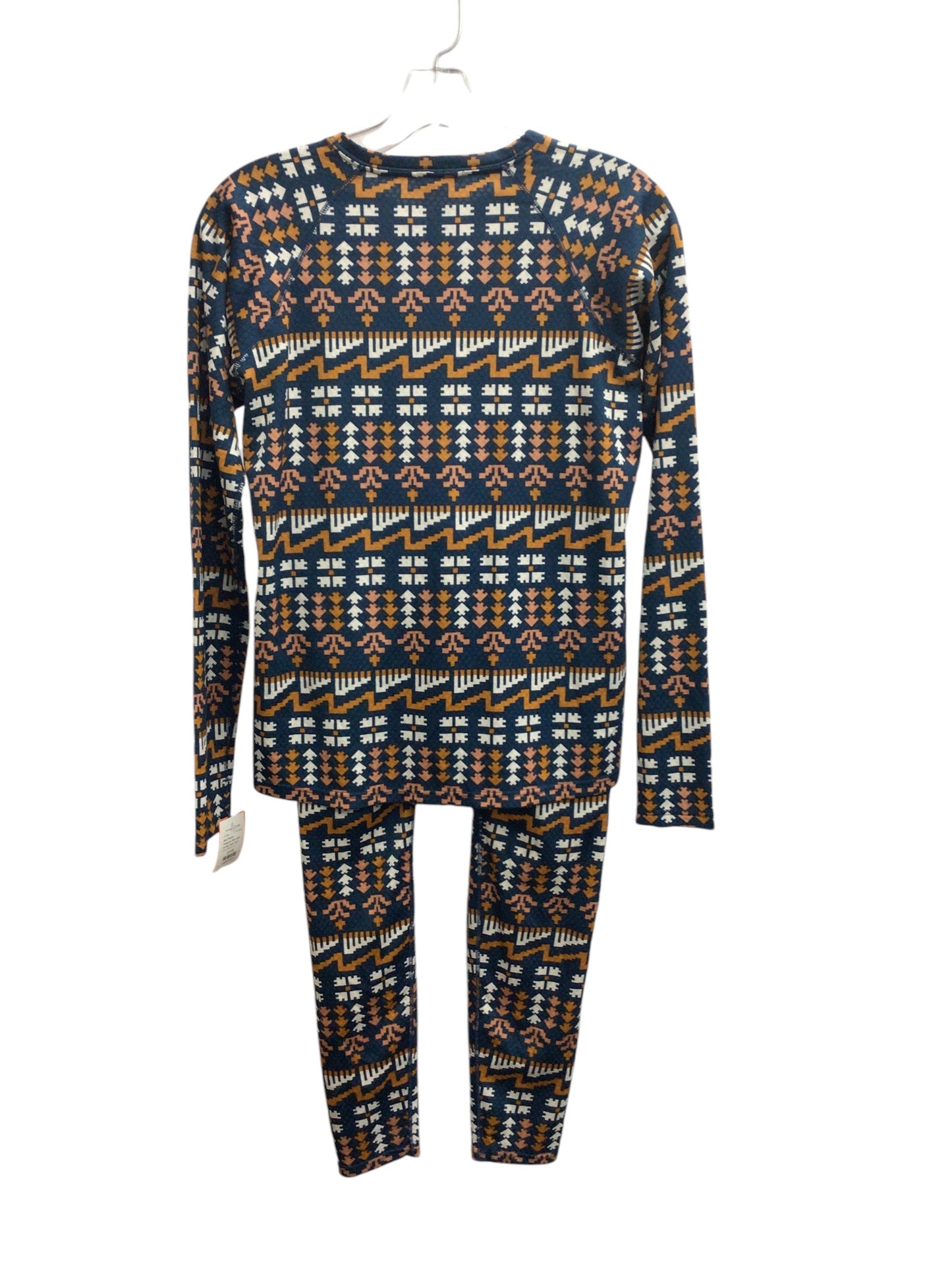 Blue Printed Patagonia Base Layer Set Size 16/18- As Is