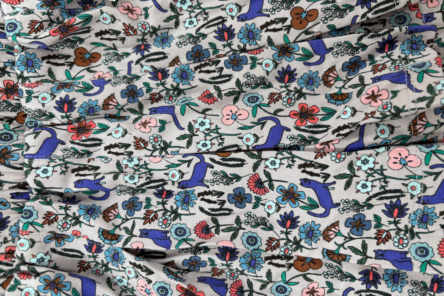 NEW Size 3 purple Cat w/ Flowers Tea Skirt