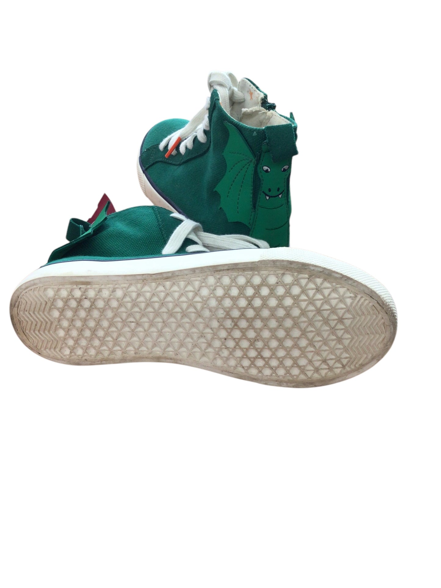 Size 32/1 Green Dragon Mini Boden High Top Shoes