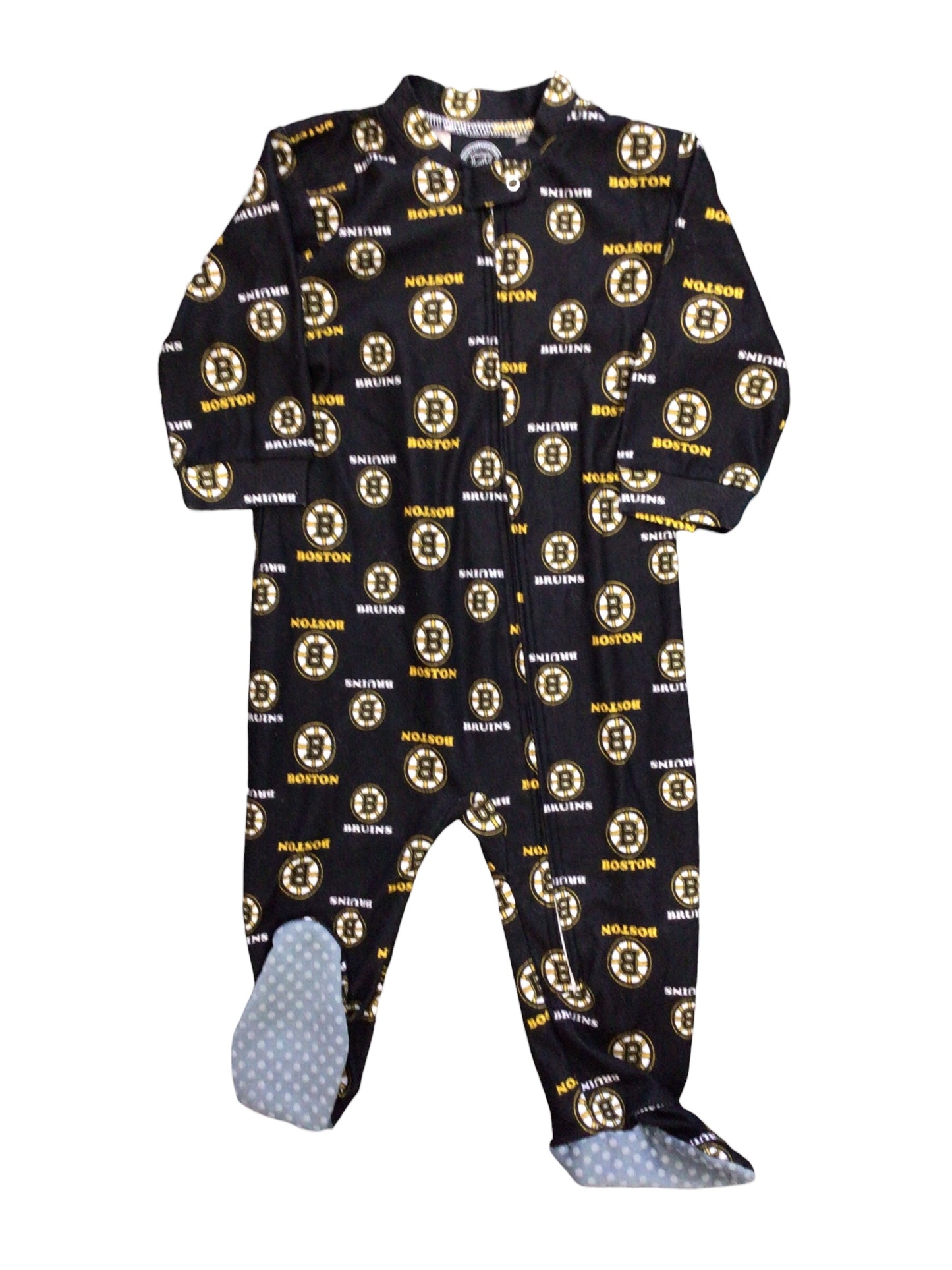 12M Black Boston Bruins Pajamas