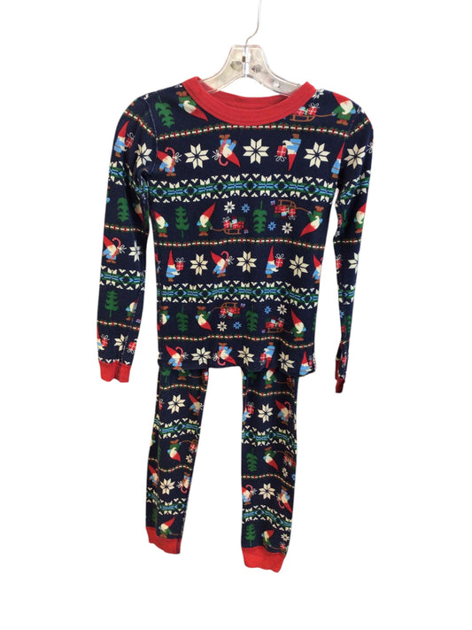 Size 12 Blue Christmas Gnomes Hanna Andersson PJ's