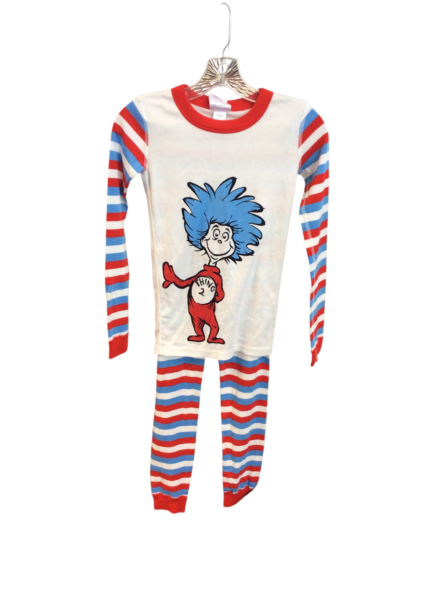 NEW Size 12 White, Red & Blue Dr. Seuss Hanna Andersson PJ's