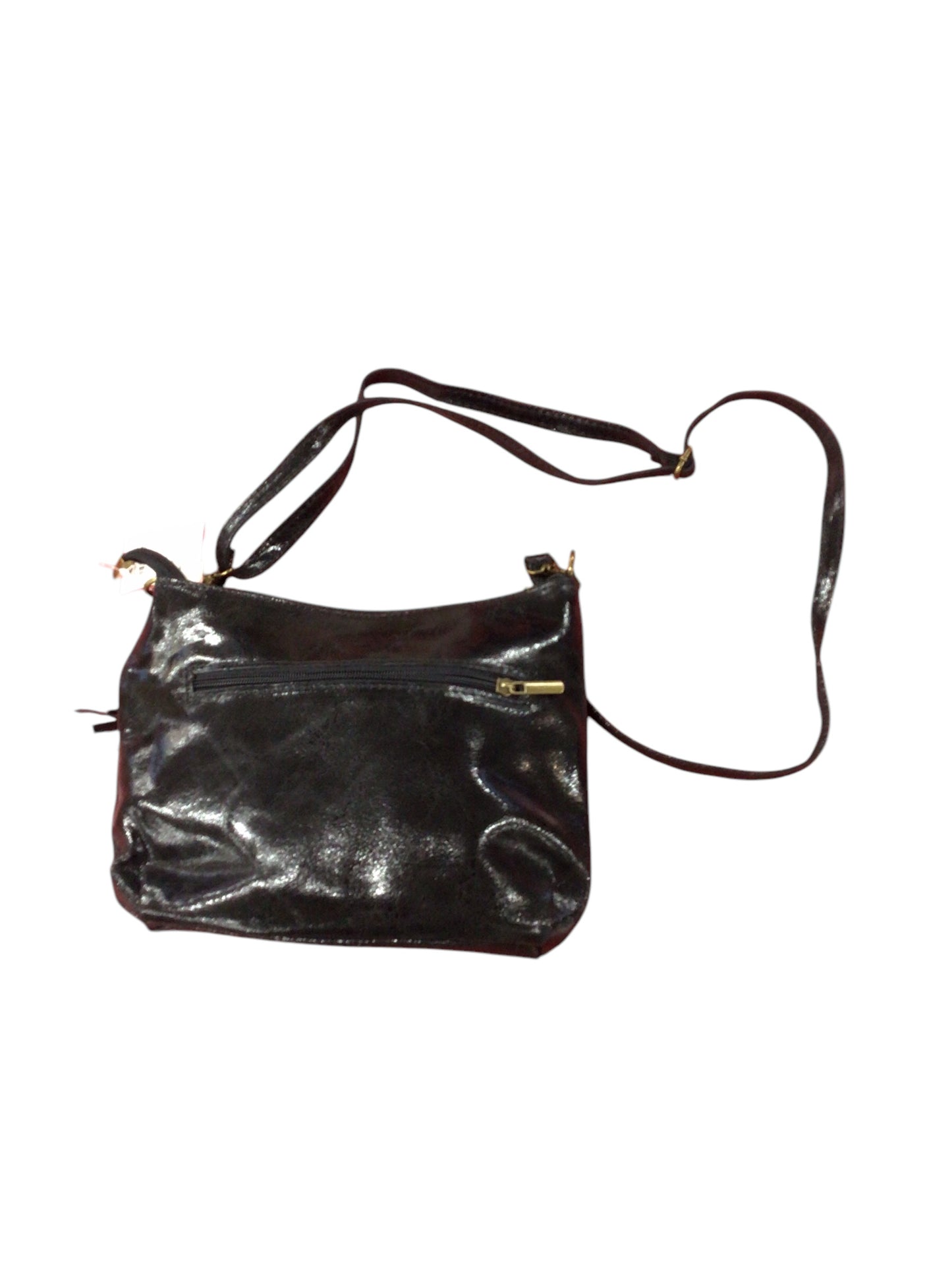 Small Black Italian Leather Bag