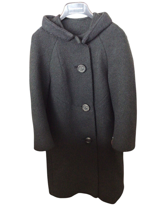 Medium Women’s Vintage Wool Black Jacket