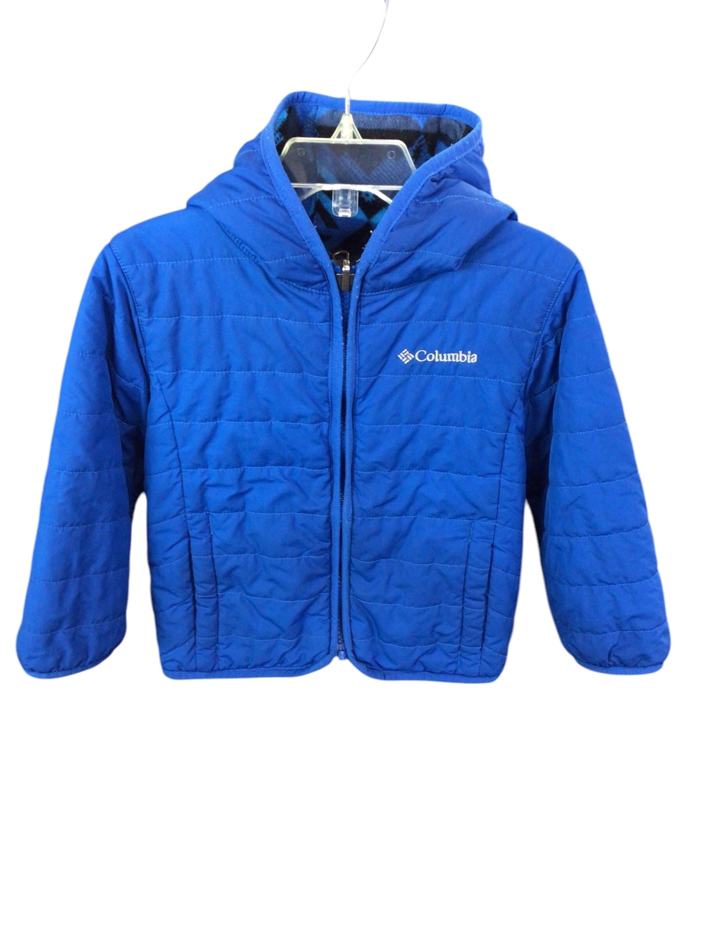 3T Blue Columbia Reversible Coat